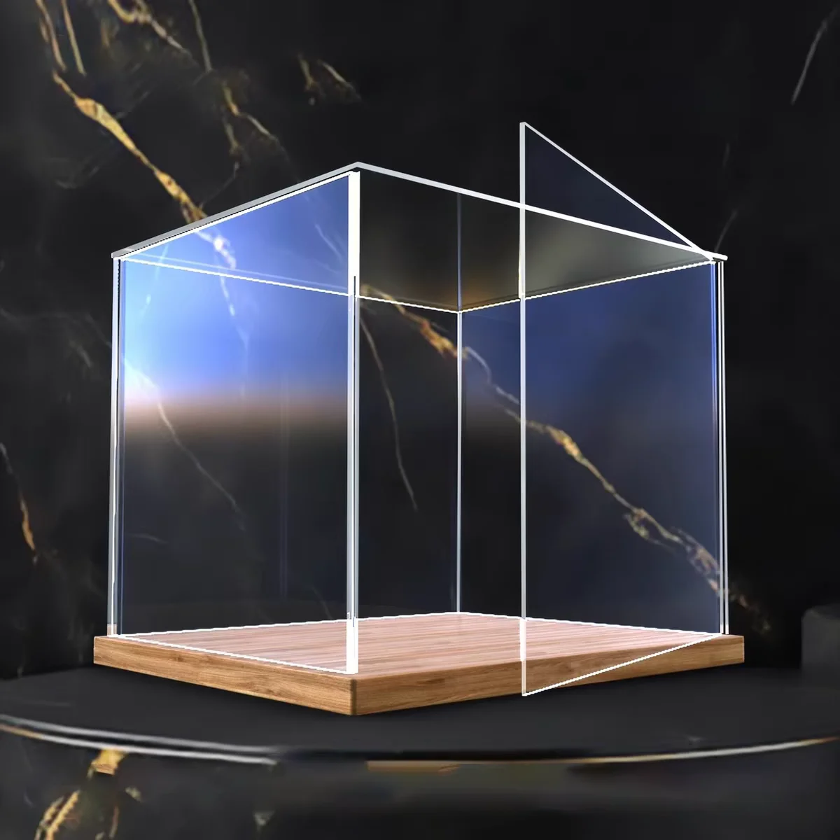Model Kit Display Case - Expositor de Acrílico Transparente de Alta