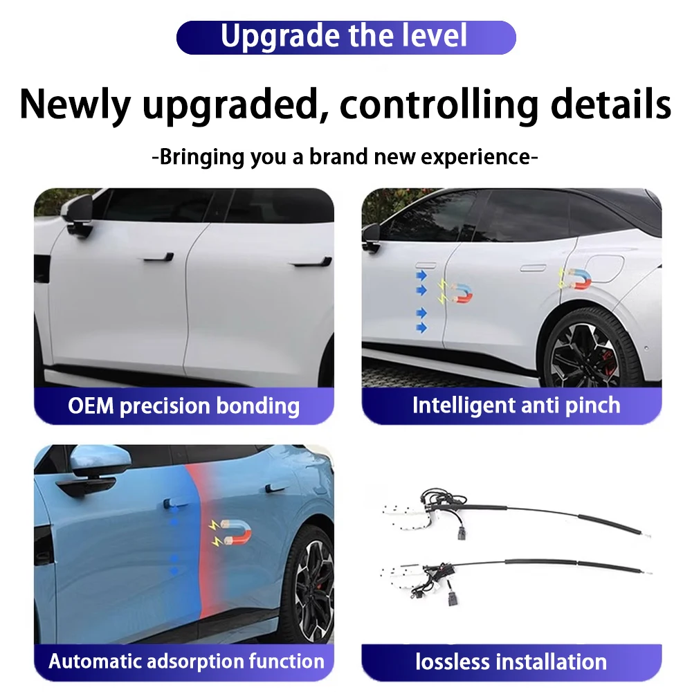 OEM قفل الباب الكهربائي المحرك ل Neta GT 2023 2024 2025 لينة إغلاق الباب عدة نظام مزلاج الطاقة السيارات سحب الباب سهلة إغلاق