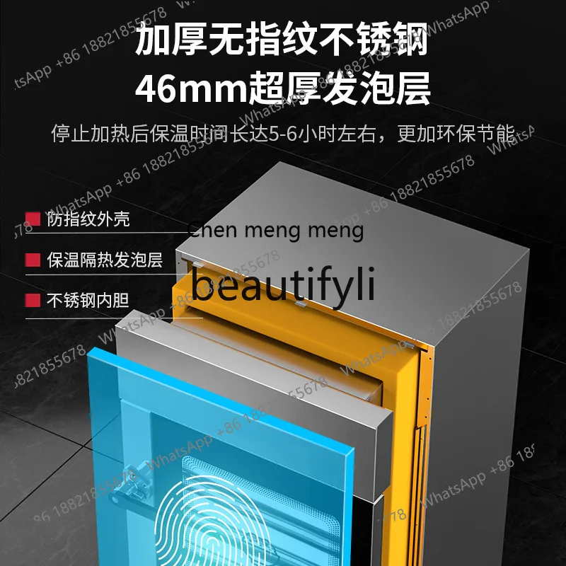

Новое поступление, коммерческая электрическая пароварка, рисоварка большой емкости для столовых и ресторанов, интеллектуальная пароварка с двойной дверью