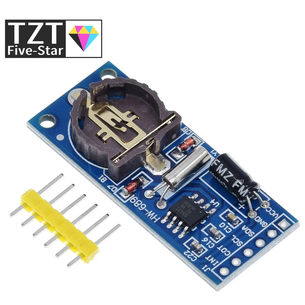 TZT 1/3PCS PCF8563 RTC Board PCF8563 Real Time Clock Module I2C Interface 3.3V for Arduino
