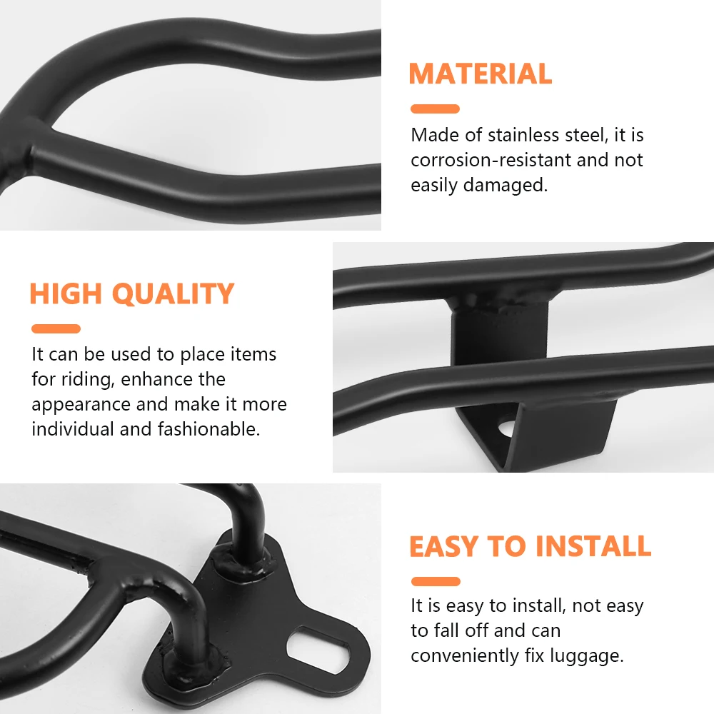 Eliminator 500 New Motorcycle Accessories Rear Solo Seat Luggage Rack Support Shelf For Kawasaki Eliminator 500 500 SE 2024-2025