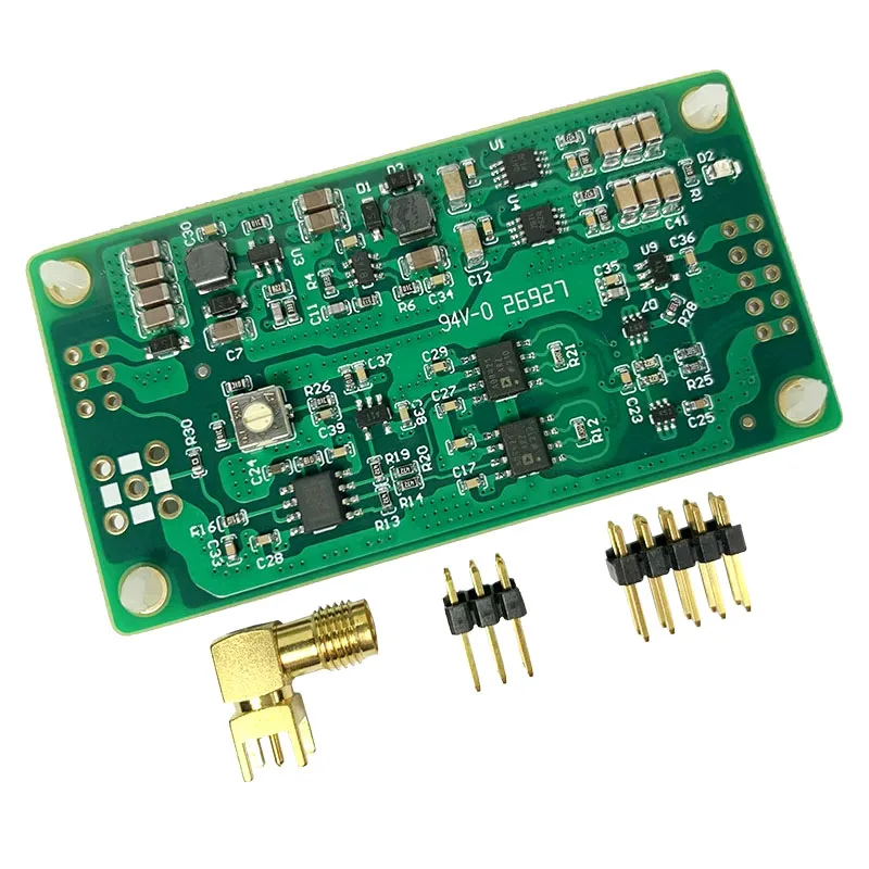 Strain Gauge Signal Amplifier Module, High Bandwidth 30kHz, High CMRR, Strain Transmitter for Impact Sensor Conditioning