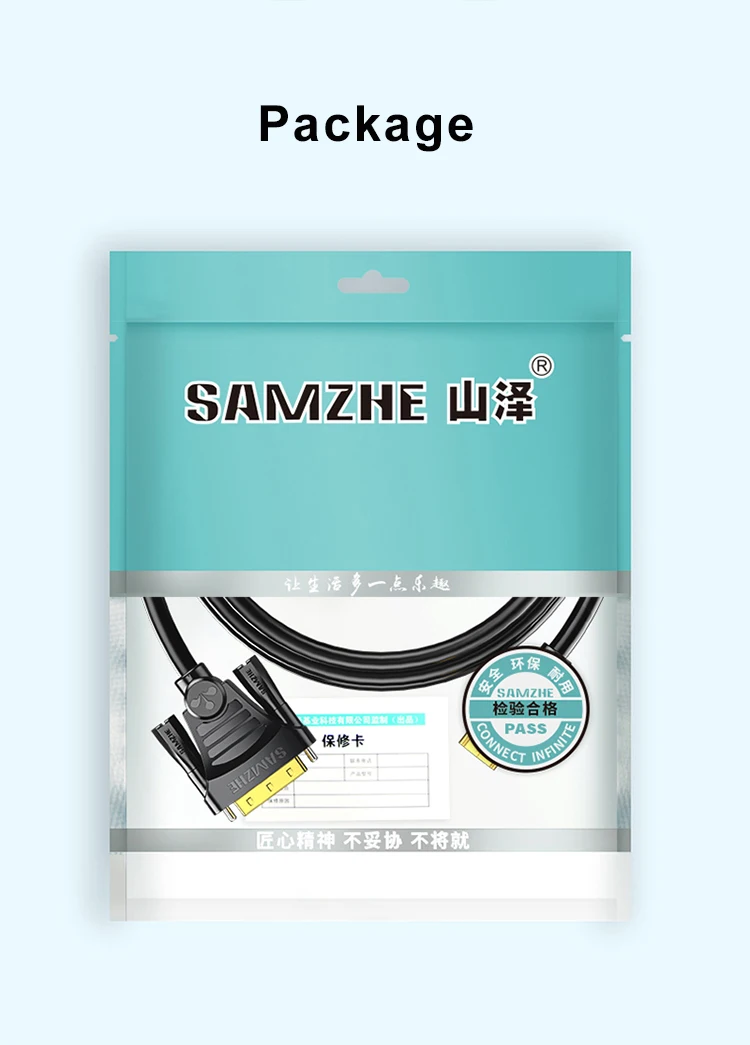 SAMZHE HDMI-Kompatibel Zu DVI Kabel HD 1080P 4K Konverter Adapter Für Xbox PS4 TV Box Projektor Monitor DVI zu HDMI Kabel – Detail 9