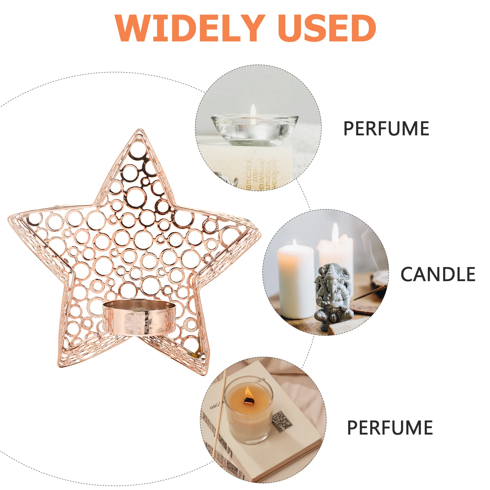 

Delicate Star Shape Holder Iron Material Desktop Ornament Home Tabletop Decor Wedding Centerpieces Wedding Centerpieces