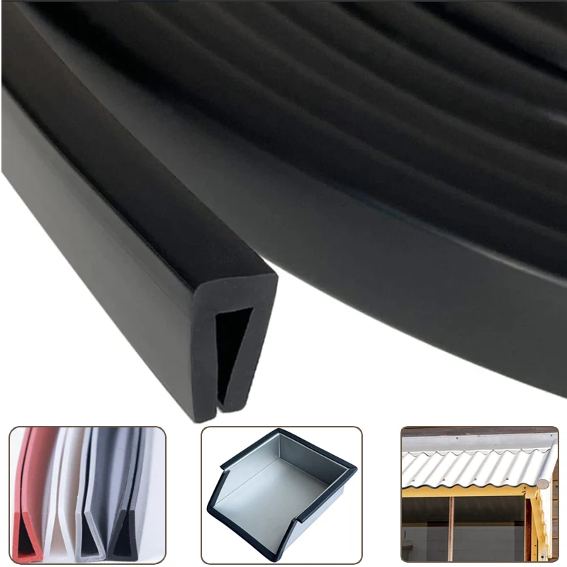 

1meter U Channel Rubber Edge Moulding Trim Weather Strip Car Door Protector Edge Guard Rubber Sealing