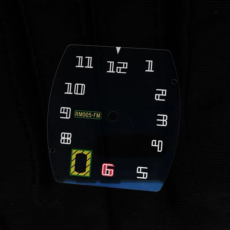 Vidrio de esfera de reloj de alta calidad para RM005-FM, piezas de reloj del mercado de accesorios