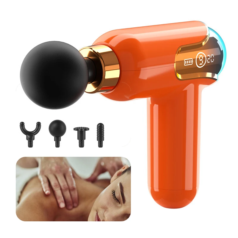 

Portable Mini Fascia Gun Colorful Fascia Grab Muscle Relaxation Massager Electric Fitness Machine Pain Relief Home Rechargeable