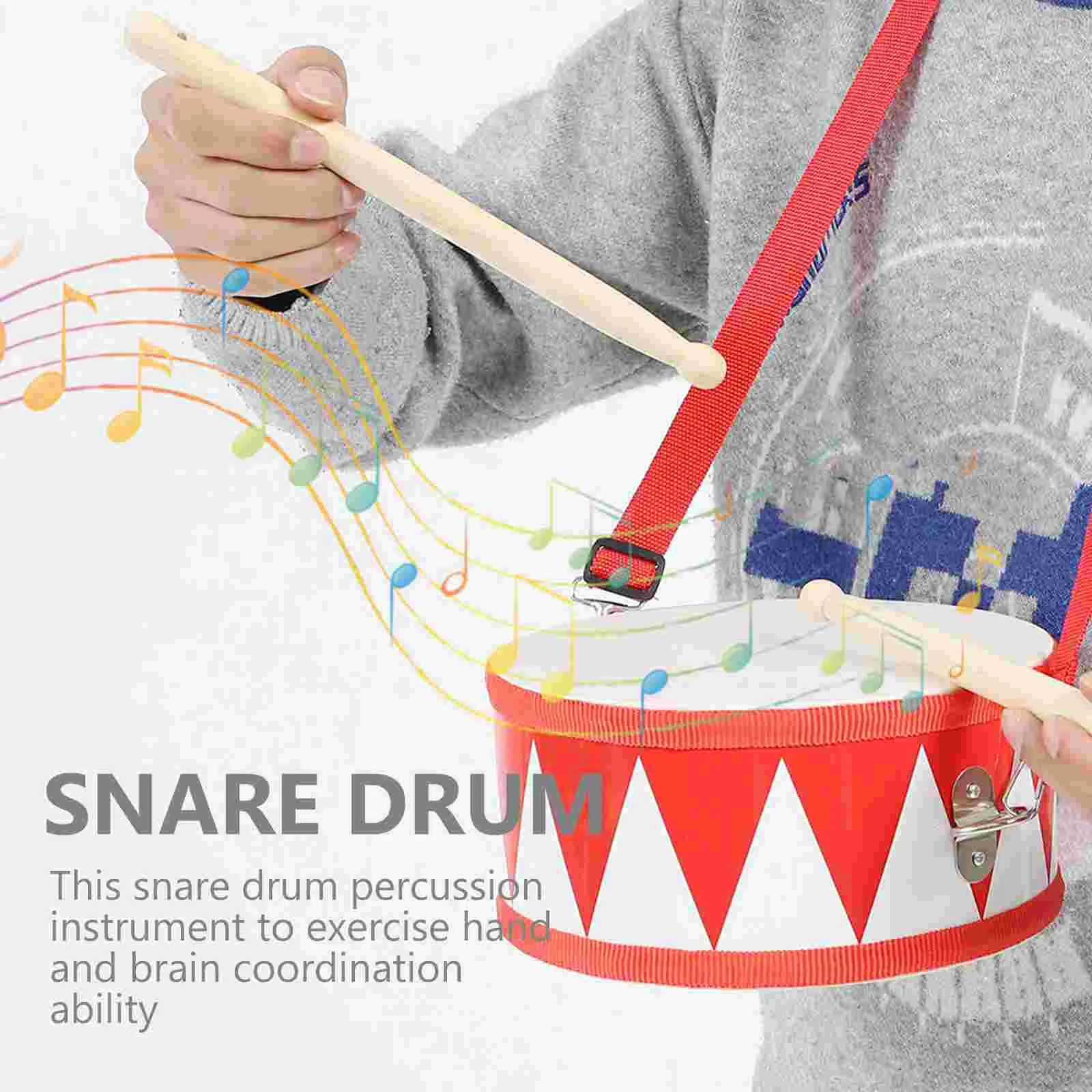 Children's Snare Drum Percussion Instruments Drums for Kids Kit Drumming Toys Education Pearl