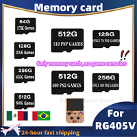 FOR ANBERNIC RG405V RG 405V Handheld Retro Game Console Memory Card TF Card 510 PSP Games 512G 60000 Games Micro Card PS2 Games