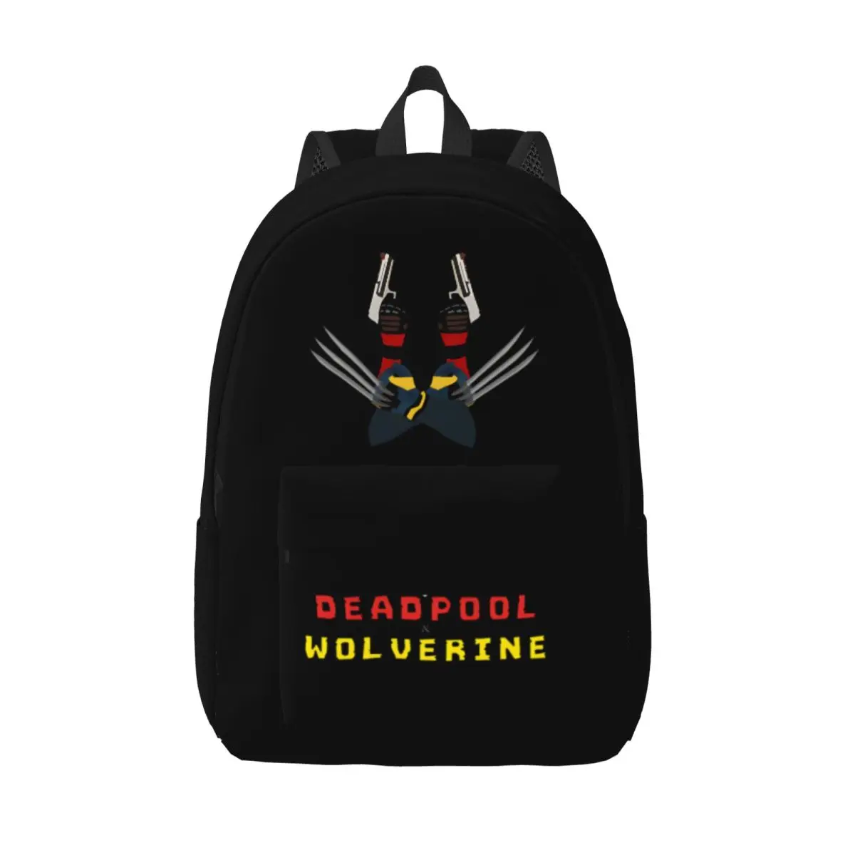 Office Work School Hands Sturdy Shoulder Kawaii Marvel Deadpool Wolverine Film Handbag Unisex Bookbag Birthday Gift