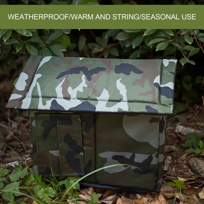 Outdoor Warm Cat Hiding House Feral Windproof Waterproof Articles For Pets Dog Cat Breath House Stray Cats Shelter Cat Supplies