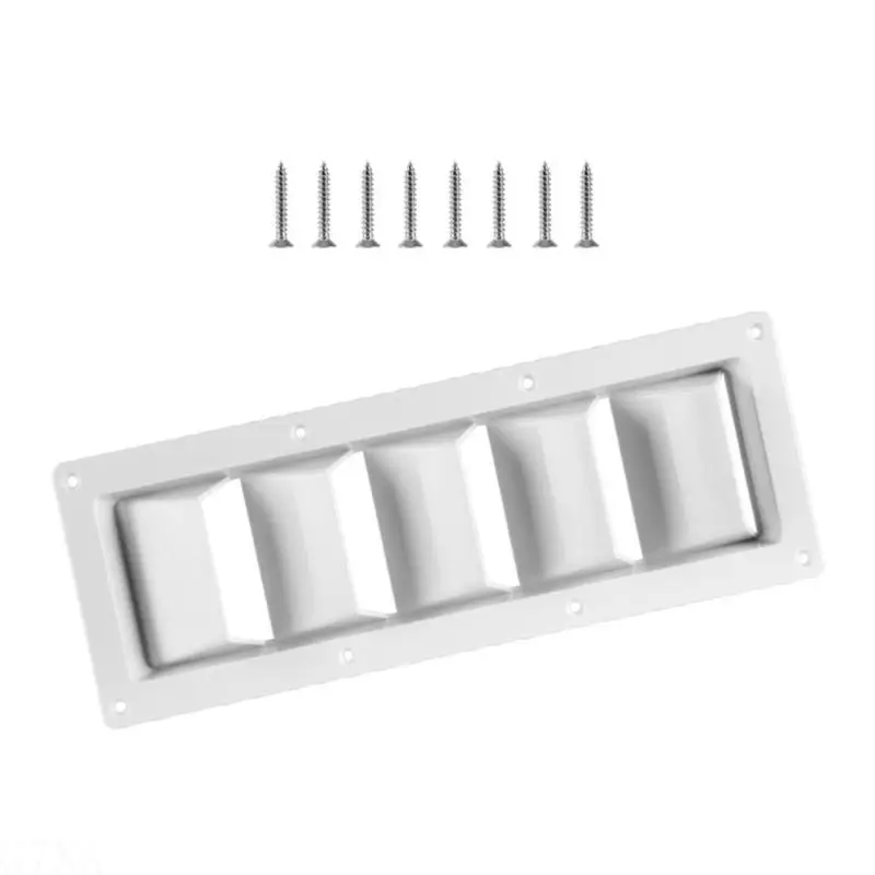 

G7NA Universal Boat Ventilation System Cover Watertight Construction Ventilation Louver Case Plastic Vent Cover for Boats