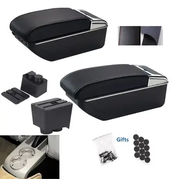 Pro loketní opěrku Volkswagen Polo Pro VW Polo 9N 3 Box na loketní opěrku 2002-2009 Dodatečné díly Úložný box Doplňky do interiéru USB 10 nejlepší prodej Konzola VW Polo - №10