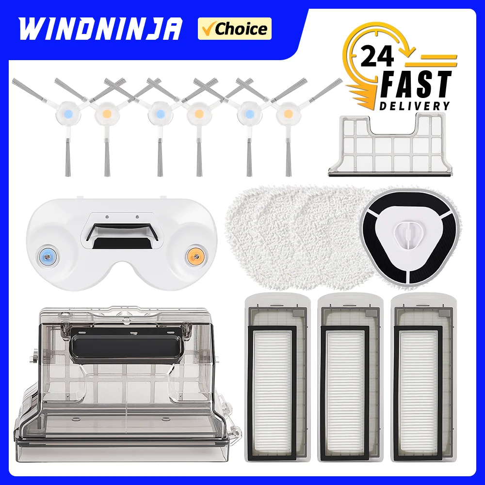 para-narwal-t10-j1-j2-robo-aspirador-de-po-escova-lateral-filtros-primarios-mop-pano-modulo-premium-caixa-poeira-acessorios-pecas-kit