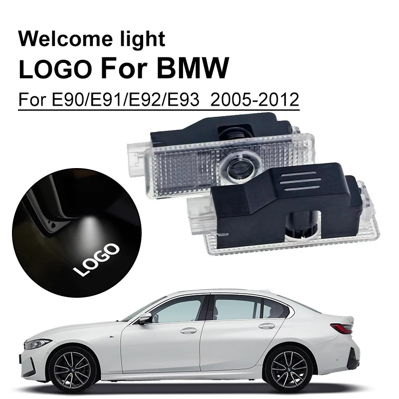 Customized LOGO LED Light  For BMW 3 Series 2 Pcs Car Door Welcome Light Door Warning Signal Lamp Auto Accessories ﻿