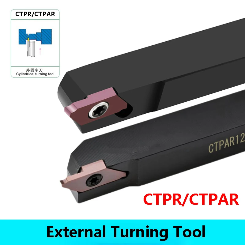 LIHAOPING CTPR CTPAR Lathe Slotting Cutting Rod CTPR1212 CTPR2020 CTPAR20 CTPAR16 CTPAR12 Metal External Grooving Turning Tools