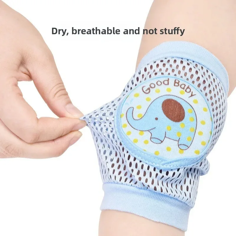 زوج واحد من وسادات الركبة للأطفال - حماية رقيقة من الزحف في الصيف، معدات المشي المضادة للسقوط للرضع والأطفال الصغار #3
