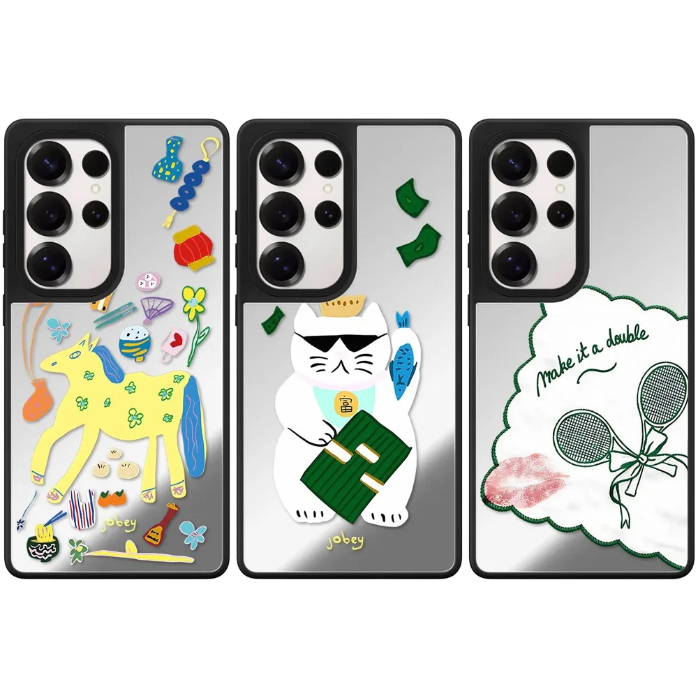 6050844 Mirror Magnetic Case: Compatible with Samsung Galaxy S23 U S24U S25 S26 Ultra S25+ S26 Plus Shell