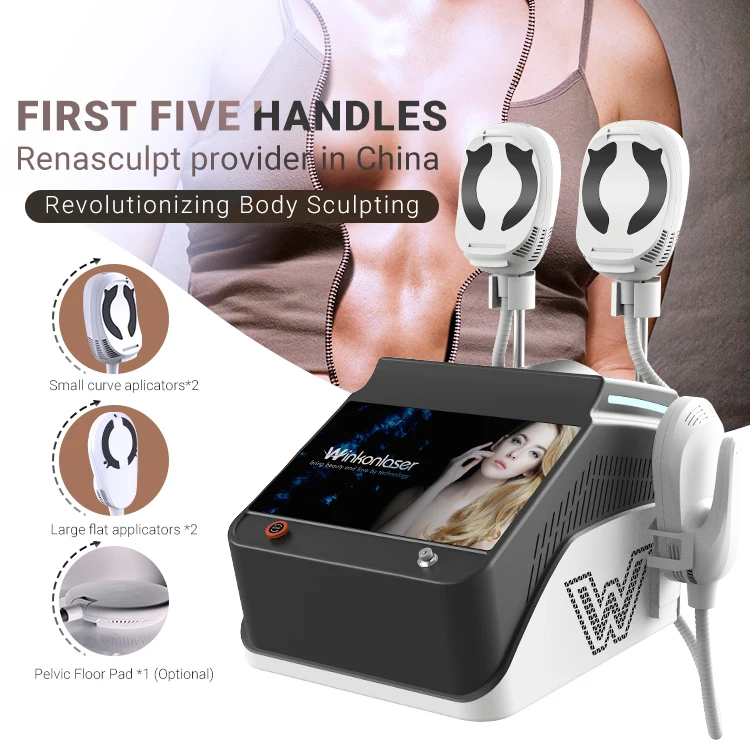 

2024 Newest Portable 4 Handles Ems Sculpting Body Muscle Training Ems Sculpt Machine for Sale