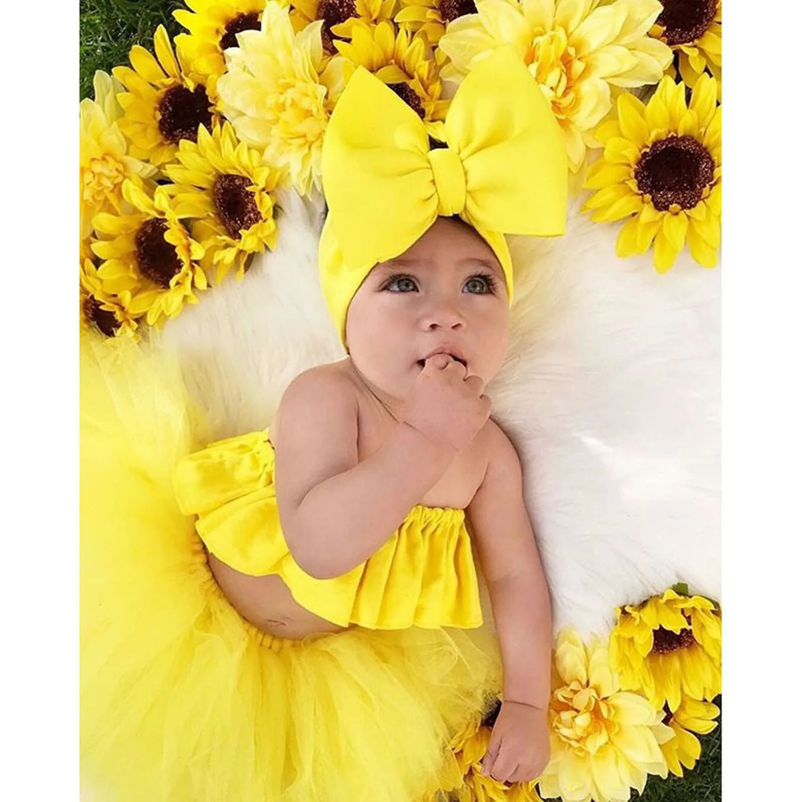 3 6 9 12 24 M Neugeborenen Baby Kleidung Mädchen 3 Stücke Outfits 2025 Sommer Off Schulter Tops + Tutu Röcke infant Outfits Baby Foto Kleidung