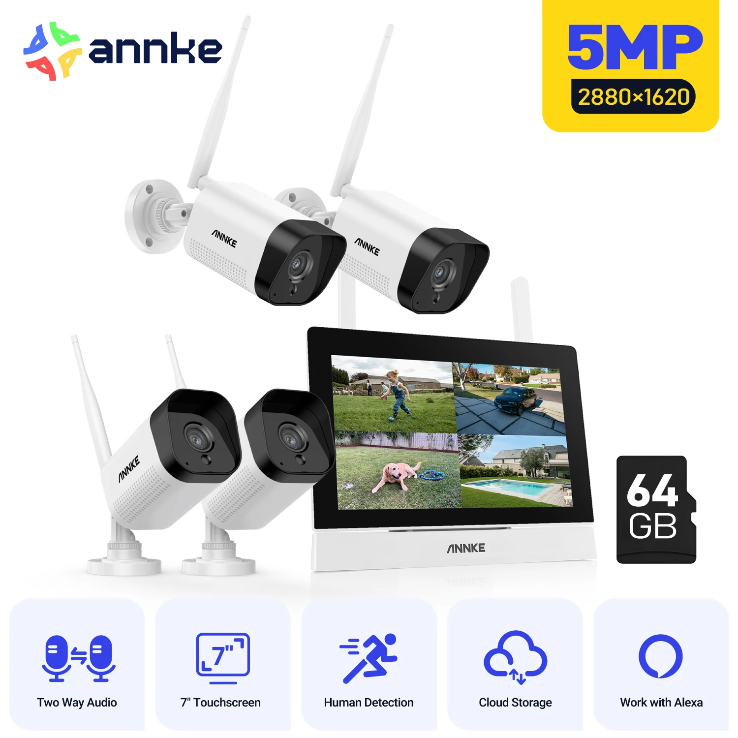 Annke 3MP 4MP 5MP W… - image
