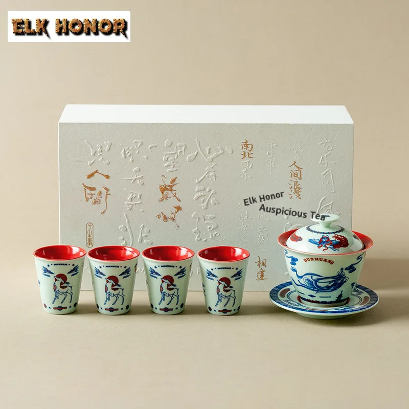 

Синий, белый фарфоровый чайный сервиз, полный набор, набор для чайной церемонии ручной работы, чайник и чайная чашка, набор чайных сервизов, украшение, подарок