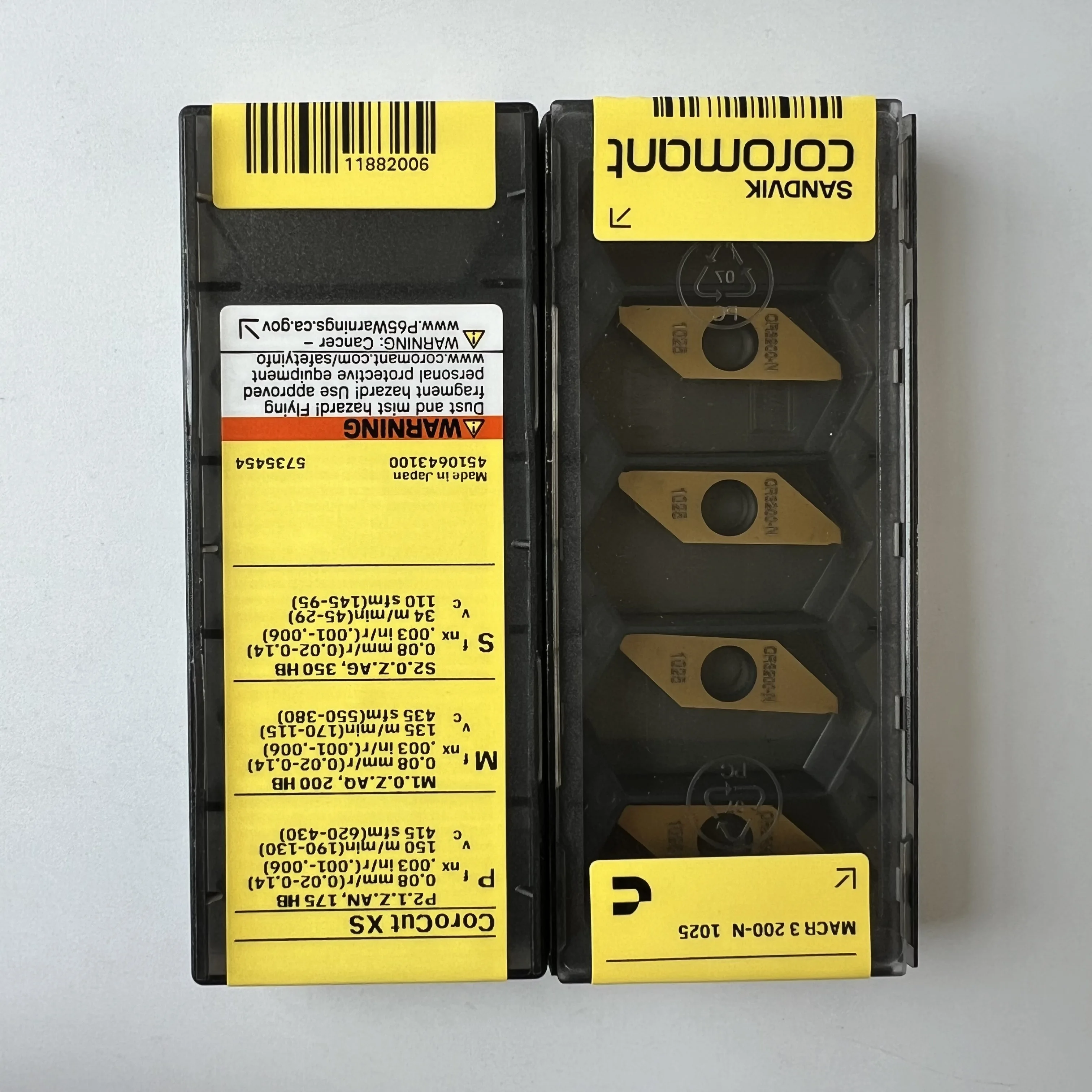 

10PCS Carbide inserts for lathe MACR3200-N 1025