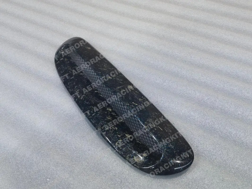 

For Mini Cooper S F56 Forged Carbon Look Hood Scoop Bonnet Air Vent Duct Cover