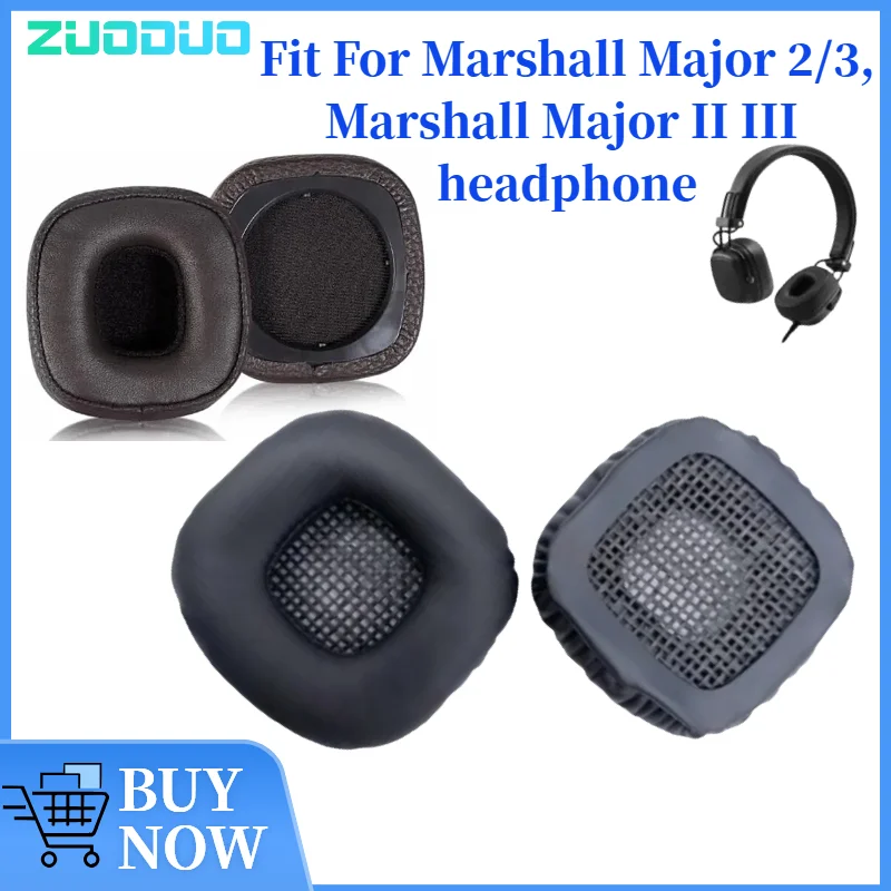 

ZUODUO Replacement Earpads For Marshall Major 2/3,Marshall Major II III Ear Cushion Headphone Ear Pad