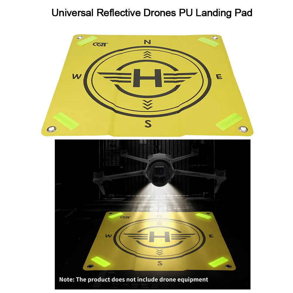 Wtohoby Universal PU Lanidng Pad for DJI Maivic 4 Pro /Mavic 3 Pro/Air 3S/3/2S/Mini 3 4 Pro Drone Durability Foldable Apron Mat
