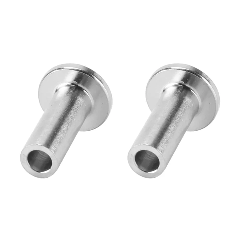 Y17A 60Pcs Stainless Steel Protector Sleeves Protective Sleeves Grommet Kit For 1/8Inch Wire Rope Cable Railing