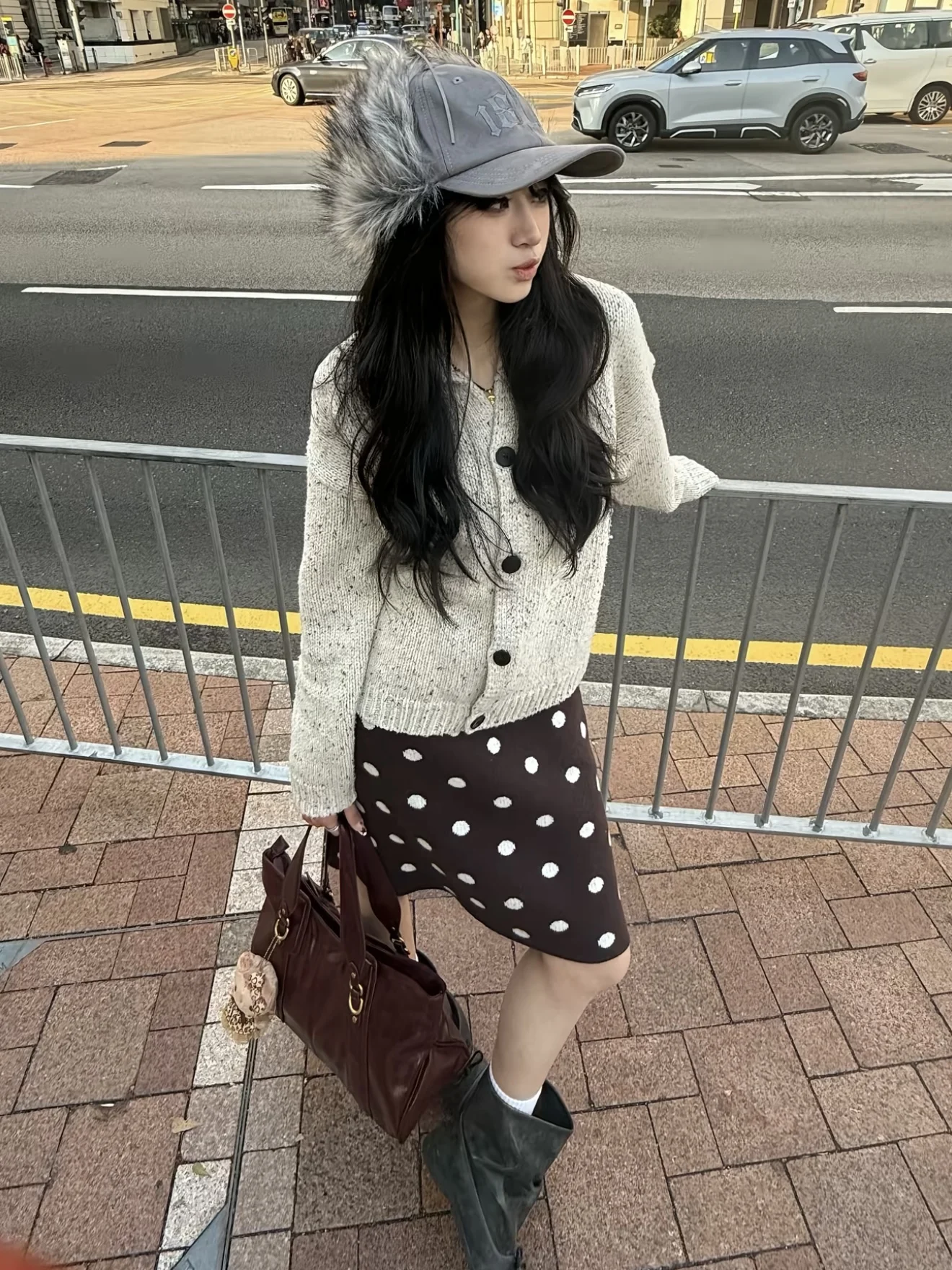 

American Aosphere Floral Knit High Collar Button Cardigan Men Women Autumn Winter Versatile Sweater Long Sve round Ne ...