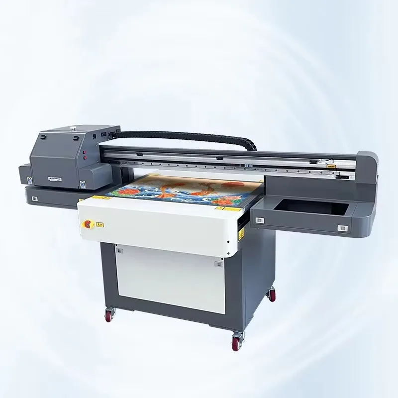 Industrial Print Head Flatbed Digital UV Printer