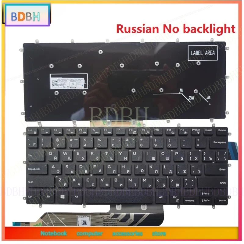 New Russian RU/US/Brazil/Spanish Latin laptop keyboard For DELL P69G P69G001 P83G P83G001 P58F P58F001 P70F P70F001 P87G P87G001