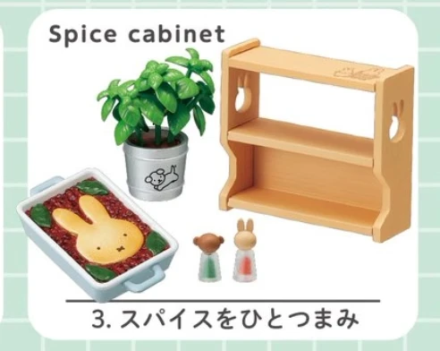 Monthly Redemption Miffy Natural Kitchen Miffy Home Kitchenware Cooking Miniature Food Play Blind Box Egg