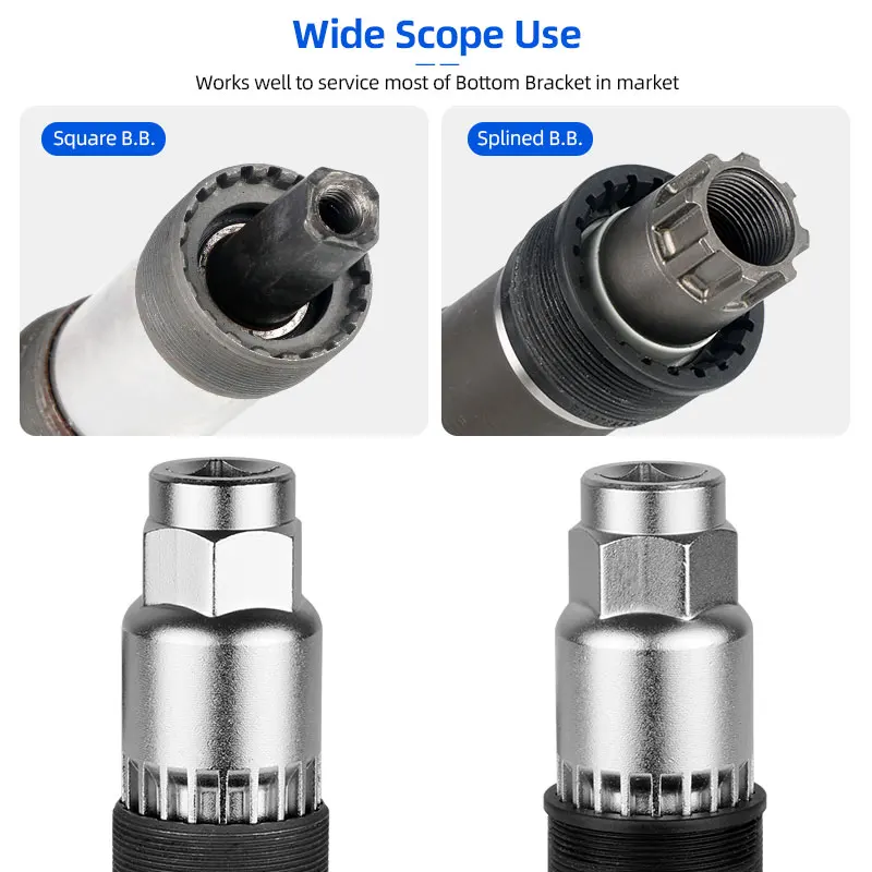 Bicycle 20 Teeth Dia. 32mm Sleeve Square Splined Bottom Bracket