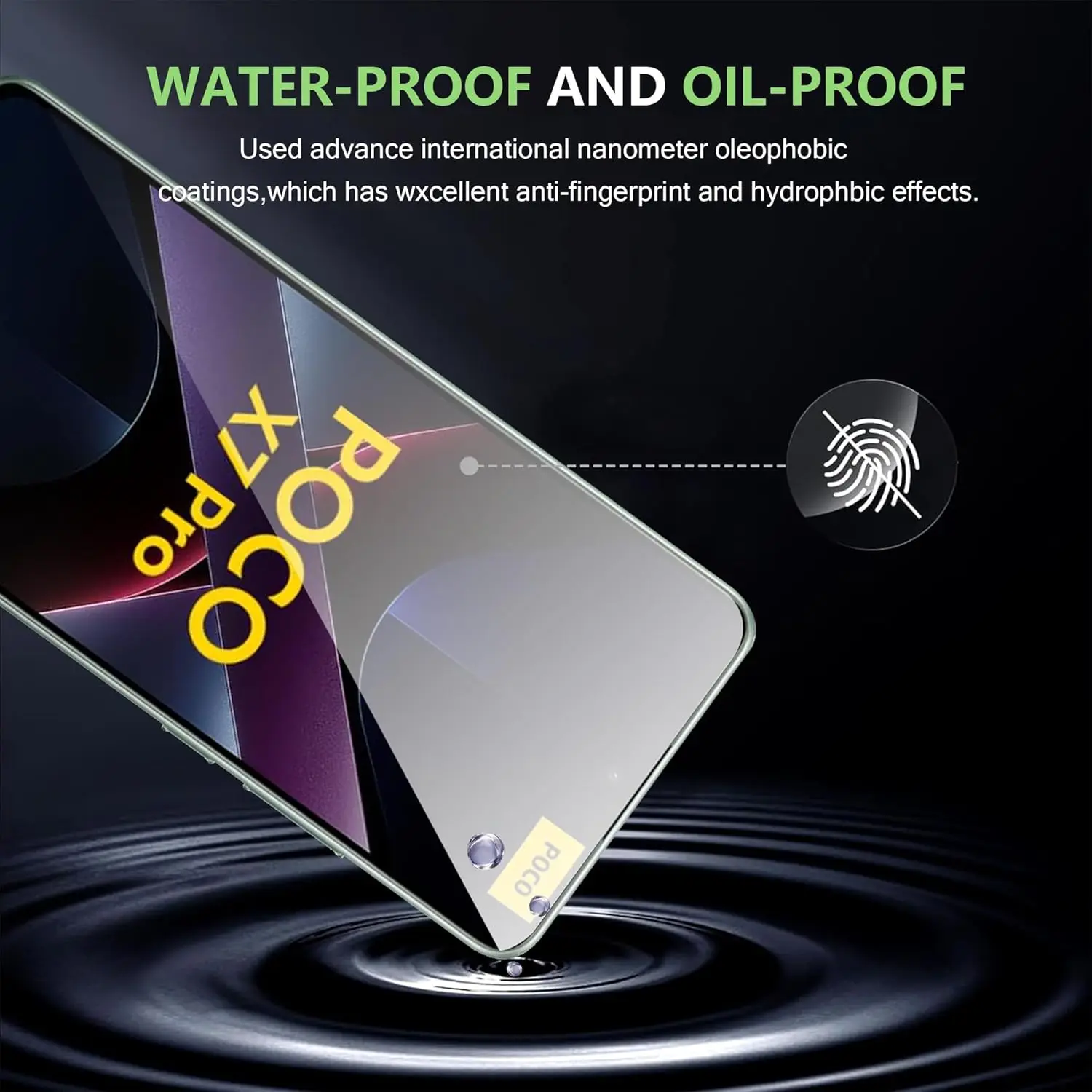 1-4Pcs Tempered Glass For POCO X7 X6 X5 Pro X4 X3 GT X8Pro Max Screen Protector on Xiaomi POCO M7 Plus M5 M4 M3 M6 Pro C75 C85 X view 3