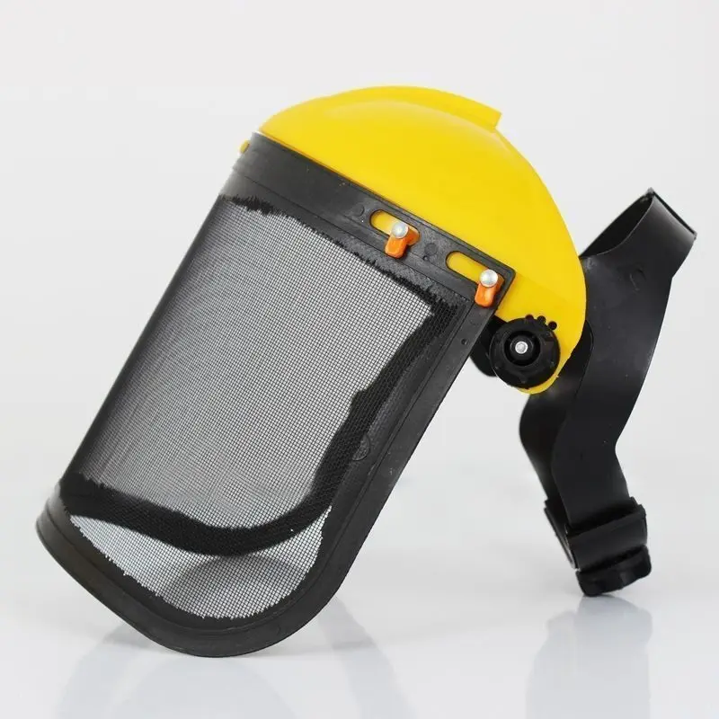 Lawn Mower Protective Face Shield Grass Cutting Mask Wire Mesh Explosion-Proof Anti-Splash Impact Protection Beauty Health soft