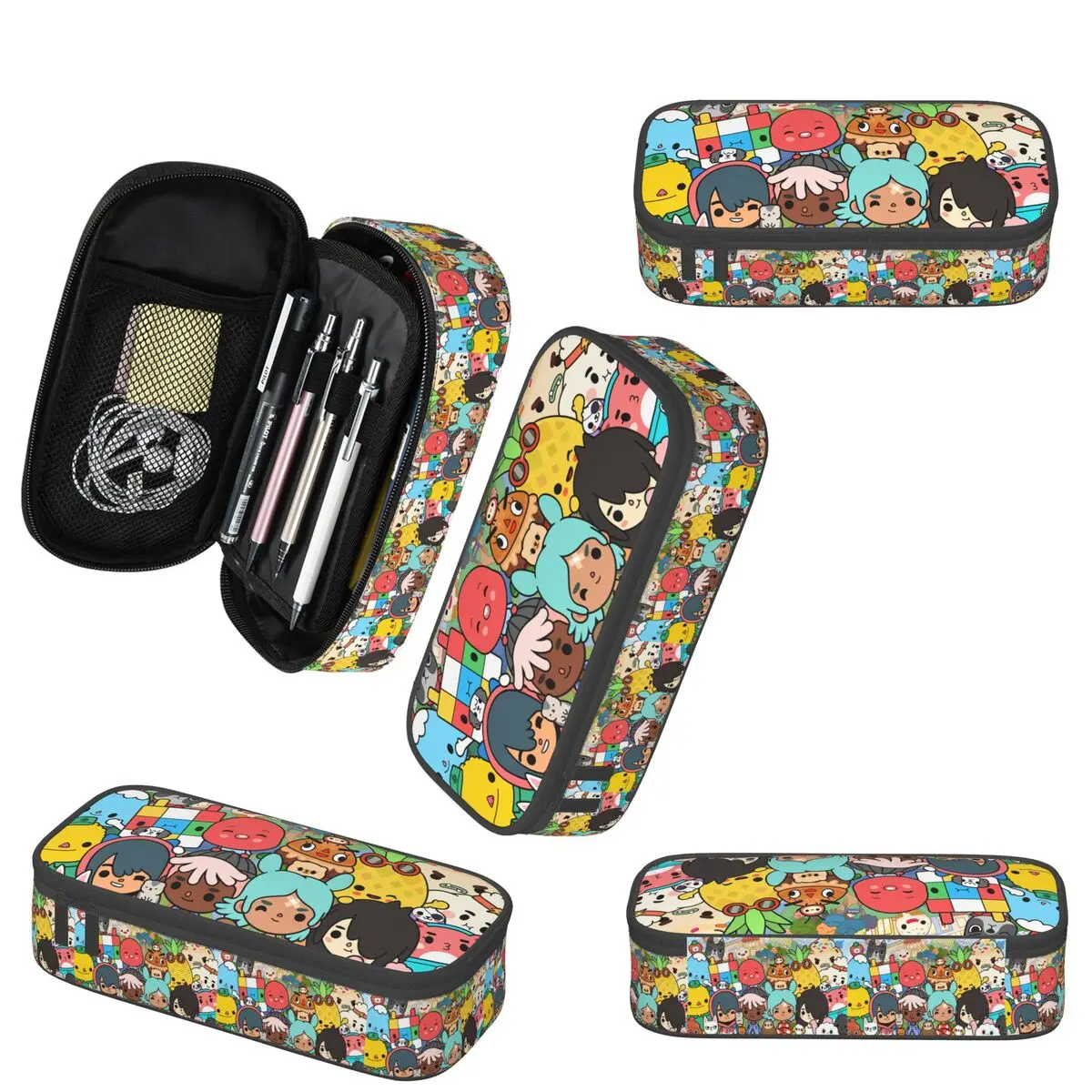 توكا لايف بوكس توكا بوكا لطيف لعبة مقلمة للبنين بنات مدرسة صندوق القلم حقيبة أقلام رصاص لوازم مكتبية حامل قلم حقيبة