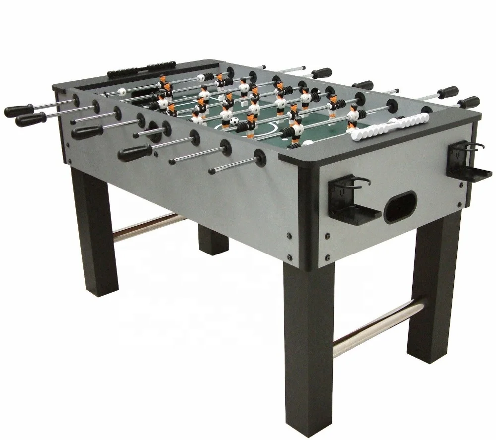 Best Sale Silver Color Big Size Customizable Plastic MDF Football Game Table for Christmas Gift