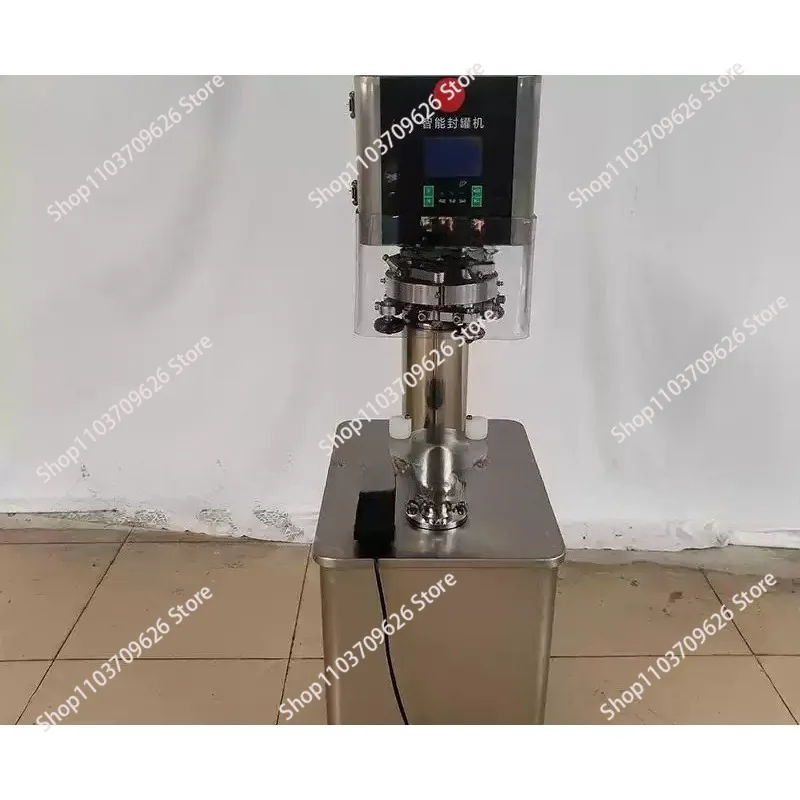 Industrial Automatic Tin Cans Sealing Machine Plastic Tinplate Paper Can Capping Machines Iron Can Sealer Capper Commercial