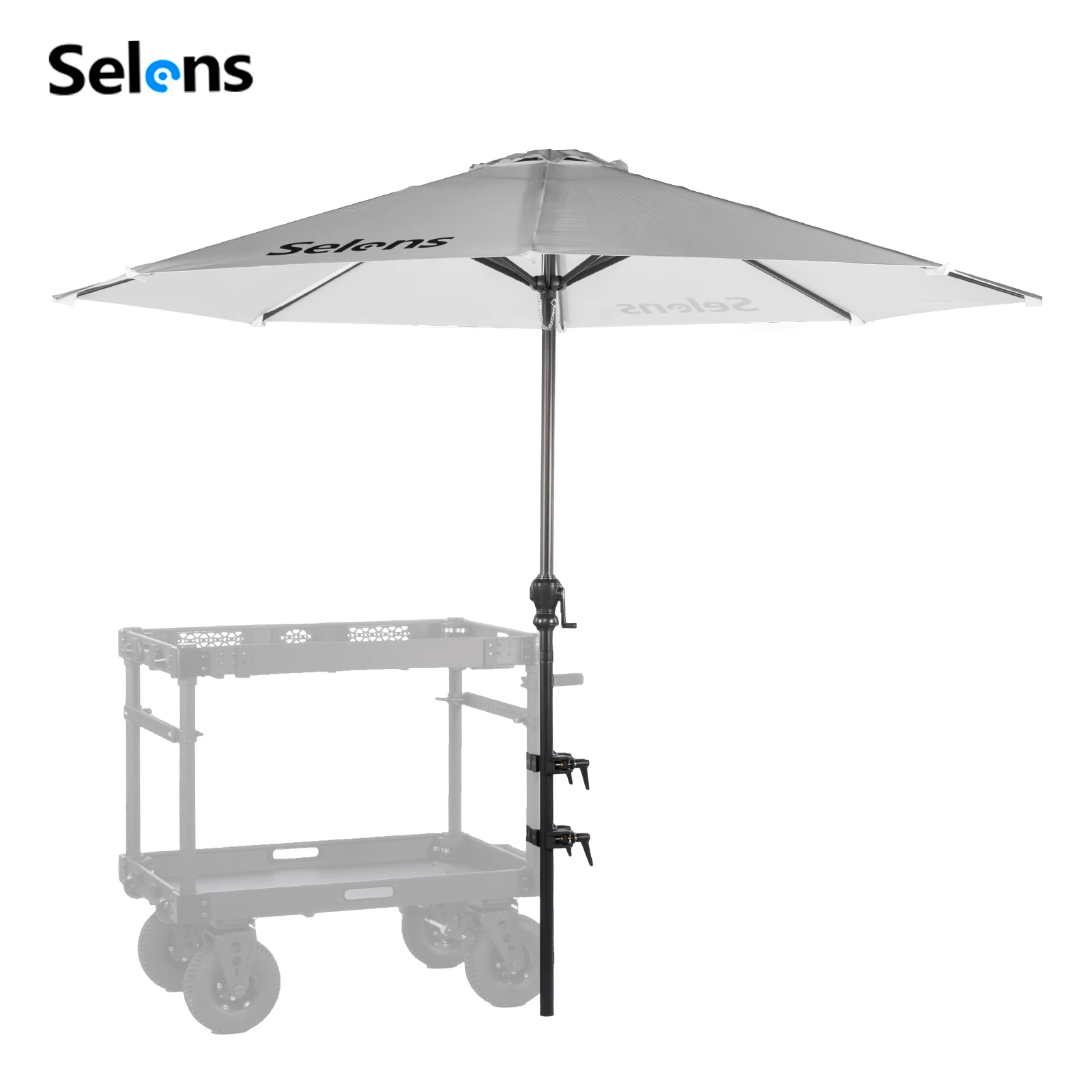 Selens 2.7M Sun Canopy Umbrella With Rod Clip for Director's Cart,  Sunshade for Photography & Video Production Field Use
