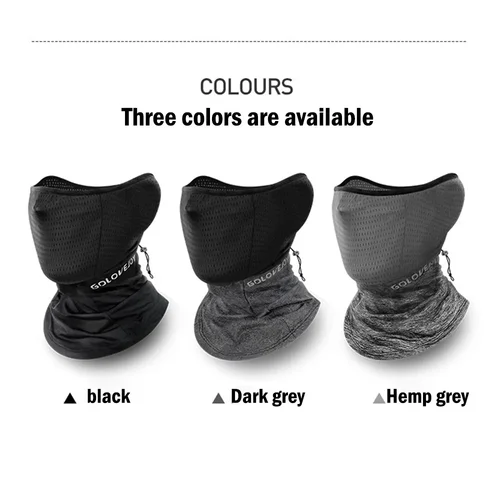 Imagen 2 del producto Máscara de protección solar Seda de hielo Gorra ligera Bufanda de máscara Máscaras de conducción al aire libre Bufanda de seda protectora UV Diadema Cubierta del cuello