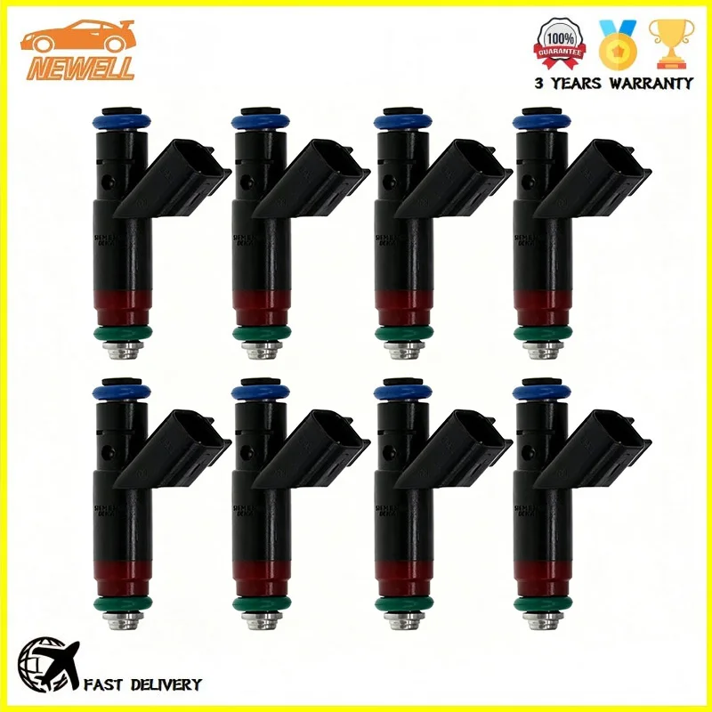 8 piezas 3W43-AA 822-11177 9F595 Inyector de combustible para Lincoln LS y Ford Thunderbird 3.9L V8 de 2003-2006.