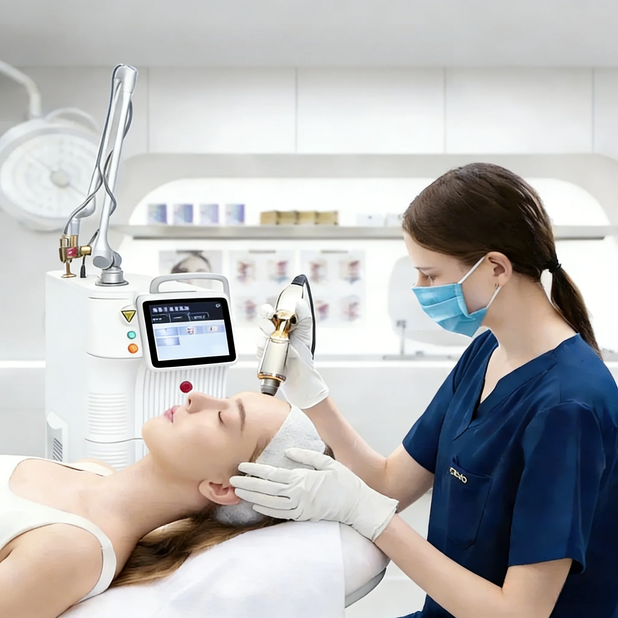 Fractional 4D CO2 Lase Scar Removal Machine 4D Fotona Co2 Fractional lase Machine Skin tightening Wrinkle Remover