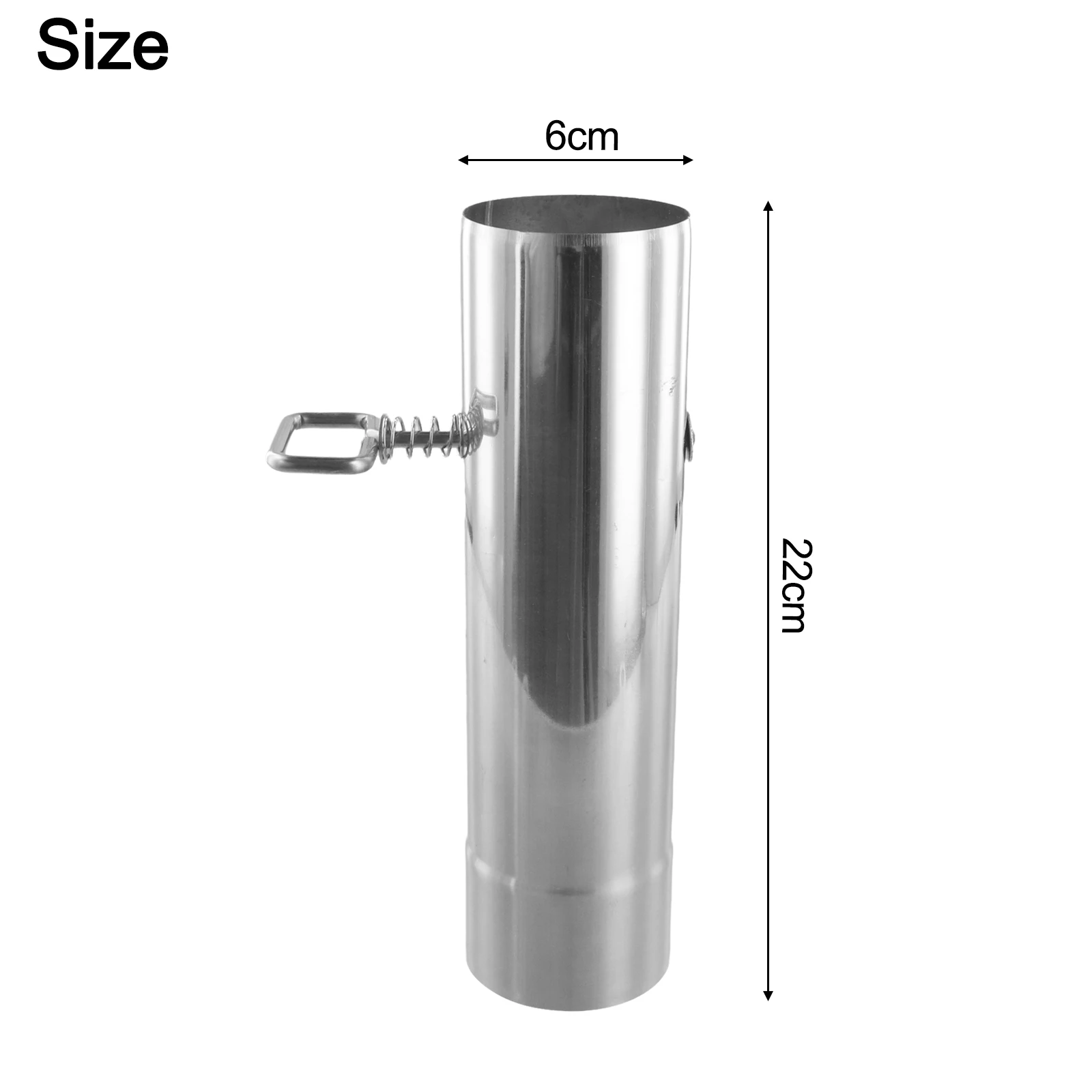 Flexible Exhaust Pipe For Stoves 110*59mm Chimney Extension Pipe Lightweight Construction Multiple Size Options