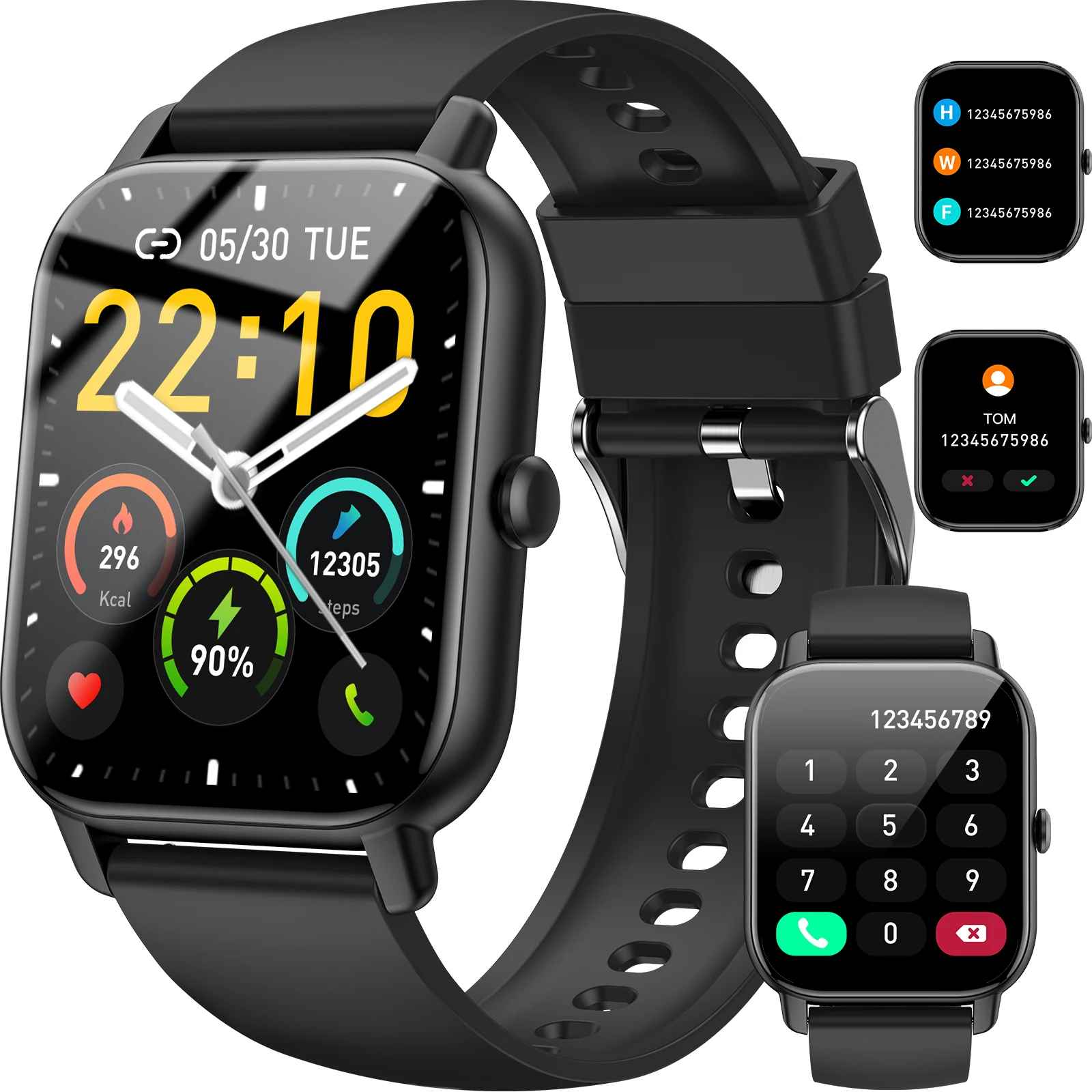 Jxrev Smart Watch, 1.85