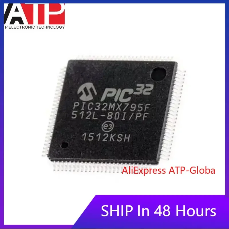 5PCS PIC32MX795F512L-80I/PF TQFP100  MCU-MCU Chip IC PIC32MX795F512L Brand New Original