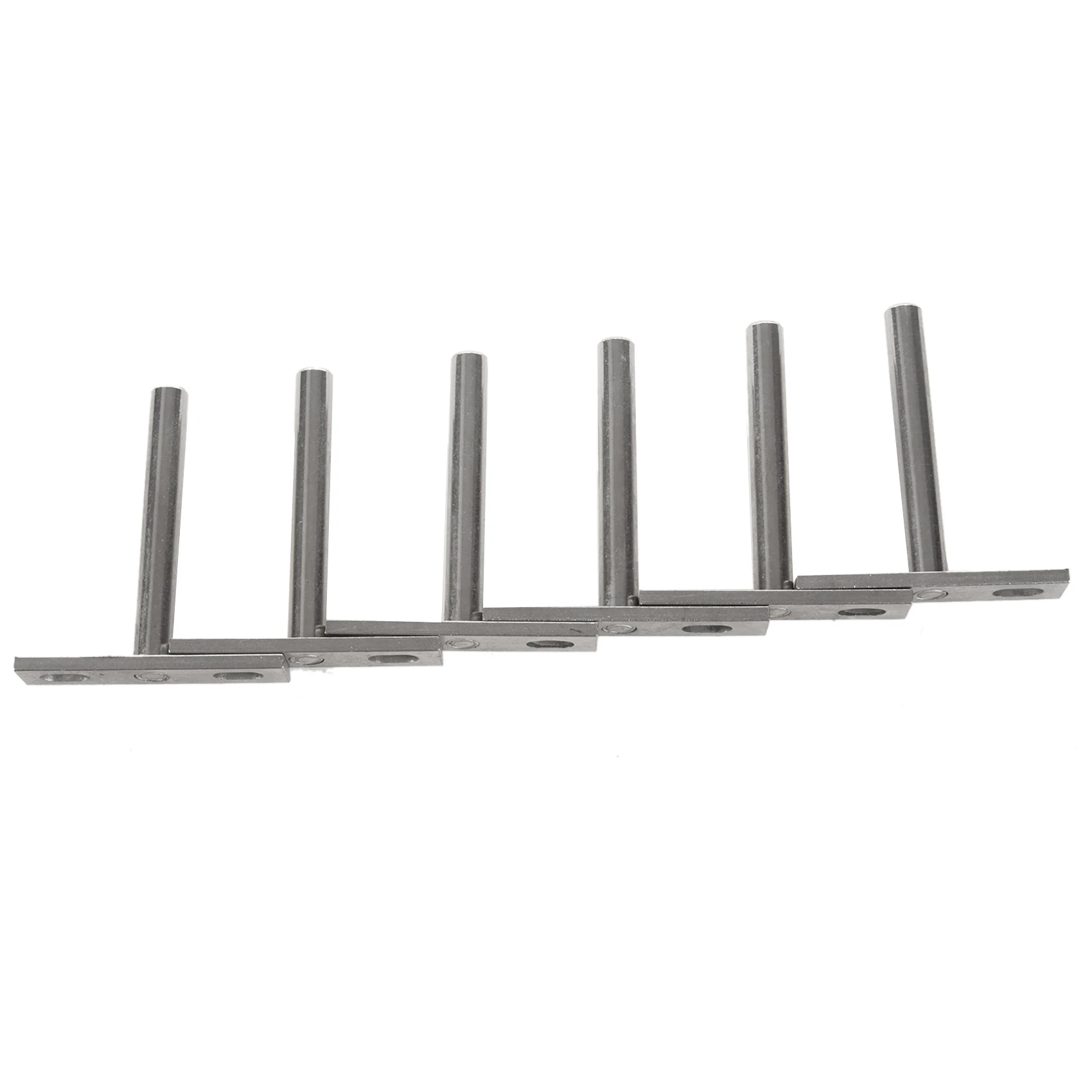 

A50I 6Pcs 3-Inch Invisible Floating Shelf Brackets, Shelves Supports, Wall Holder Concealed Bracket Mount Kit For DIY Hom