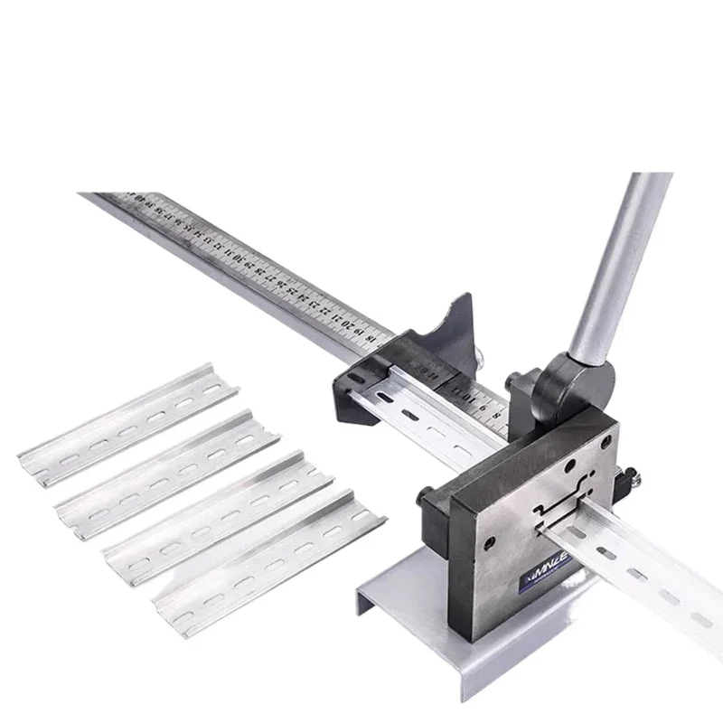 

C45 Multifuntional Din Rail Cutter Din Rail Cutting Tool Easy Cut with Measure Gauge Double Wire Guide Cutting Machine